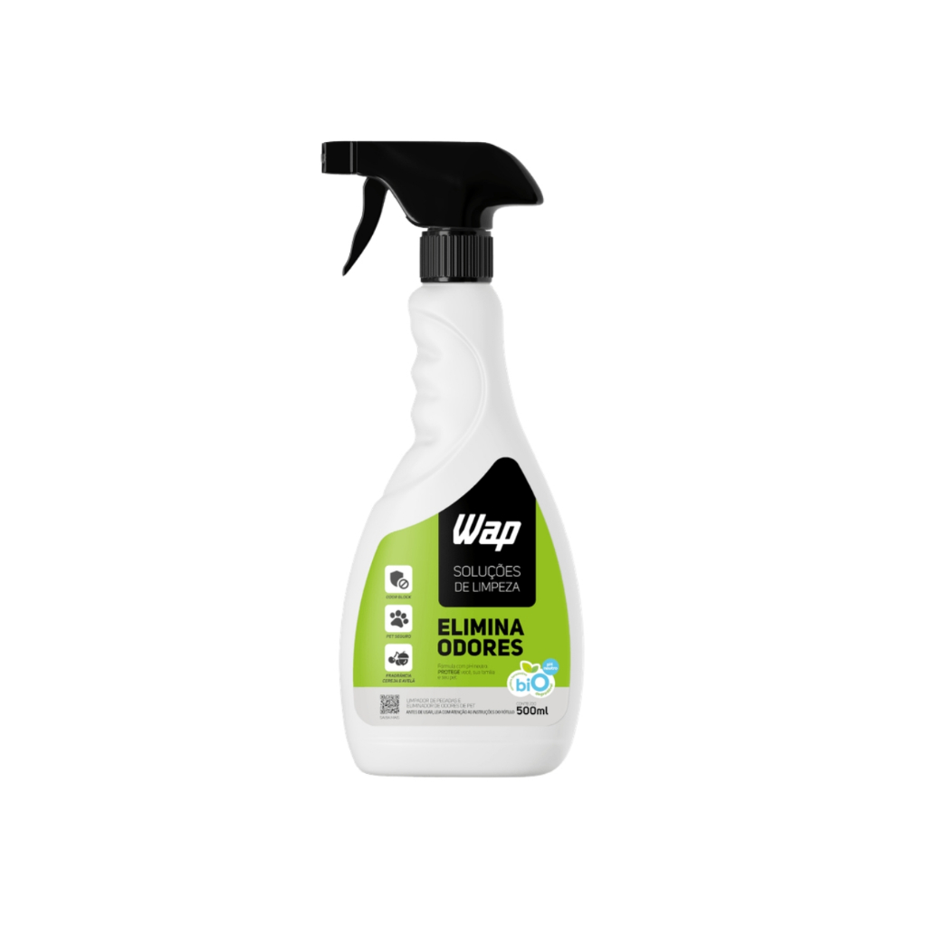 Eliminador De Odores E Limpador de Pegadas Pets Wap Tecnologia Odor Block 500ml Biodegradável