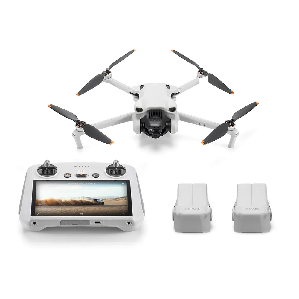 Drone DJI Mini 3 (DJI RC) + Fly More Combo Com Tela - DJI033
