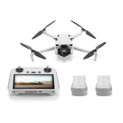 Drone DJI Mini 3 (DJI RC) + Fly More Combo Com Tela - DJI033