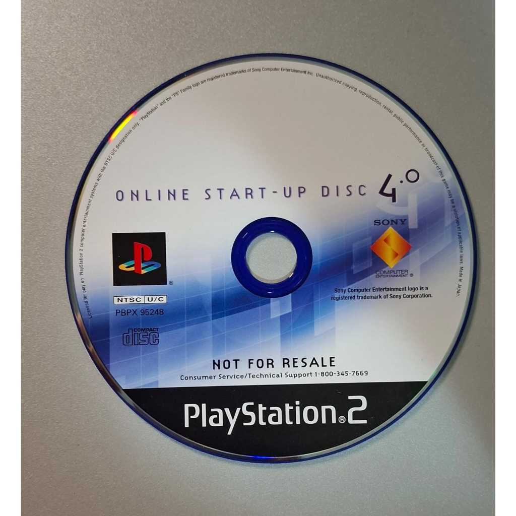 Online StartUp Disc 4° Ps 2 Mídia Física