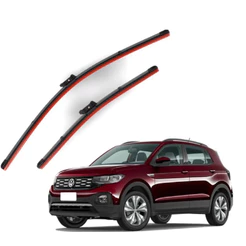 Kit Palhetas T-Cross Específica Limpador Parabrisa T Cross 2019 Em Diante Cinoy Modelo Original