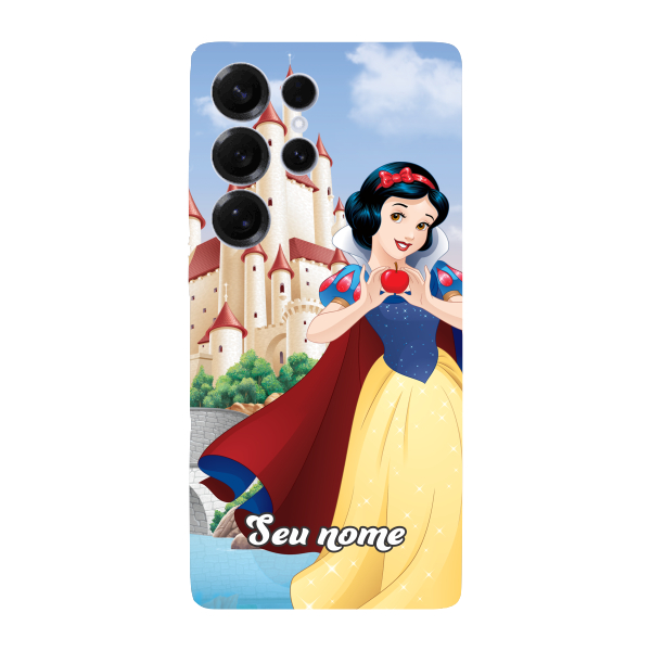 Capinha para Samsung S25 Ultra Anti Impacto Personalizada - Branca de Neve com nome