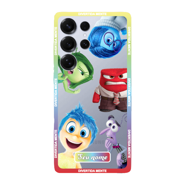 Capinha para Samsung S25 Ultra Anti Impacto Personalizada - Divertidamente - Divertida Mente com nome