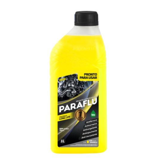 Aditivo Pronto Para Uso Radiador Paraflu Long Life Amarelo 1L