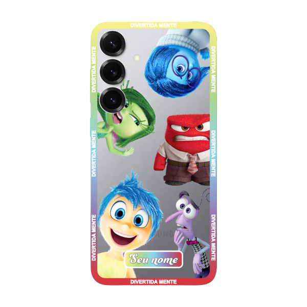 Capinha para Samsung S25 Plus Anti Impacto Personalizada - Divertidamente - Divertida Mente com nome