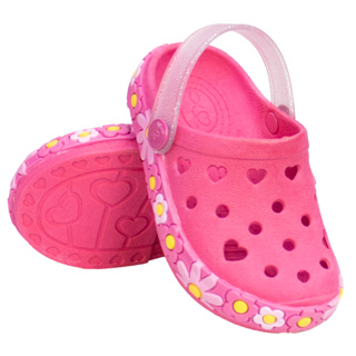 Sandália Babuche Infantil Menina Flores Rosa Delicada Macia Confortável Flor Mar & Cor em Oferta na Shopee