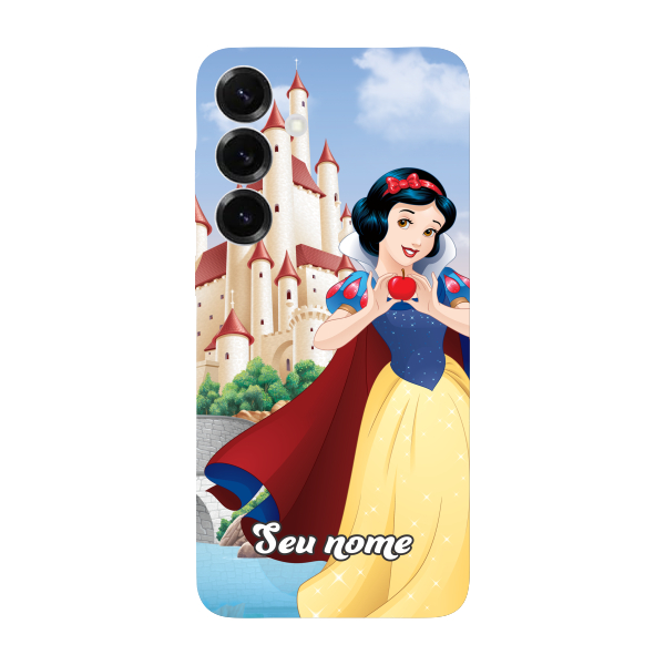 Capinha para Samsung S25 Anti Impacto Personalizada - Branca de Neve com nome