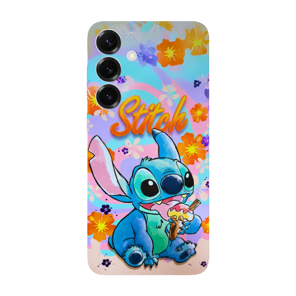 Capinha para Samsung S25 Anti Impacto Personalizada - Stitch - Stiti