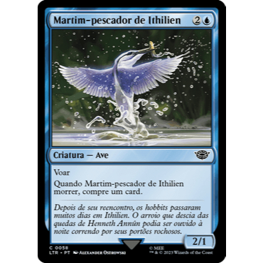 Martim-pescador de Ithilien (Ave) - Magic The Gathering