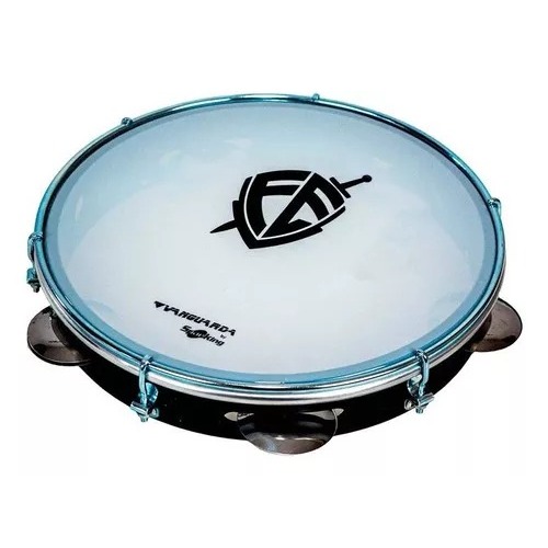 Pandeiro Profissional Fé Abs 10" Pele Leitosa - Spanking