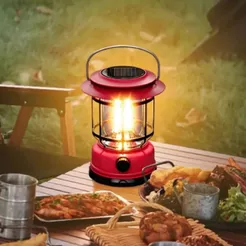 Lampião Multiuso Led (600816) Recarregável Solar Ou USB Camping