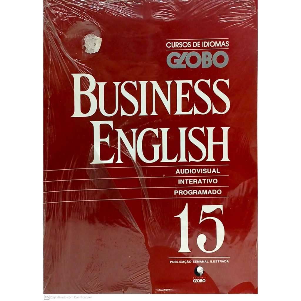 Curso de Idiomas Globo Business English Vol 15 Audiovisual Interativo Programado