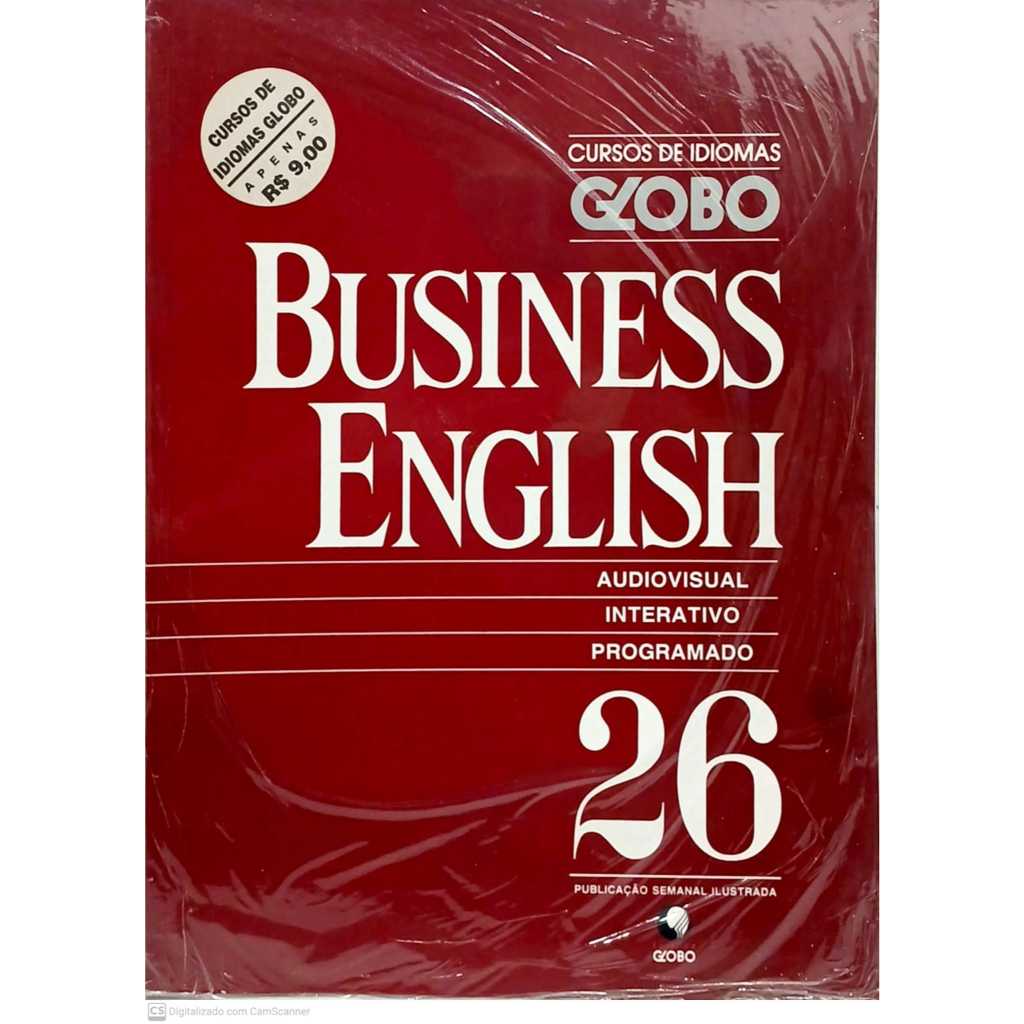 Curso de Idiomas Globo Business English Vol 26 Audiovisual Interativo Programado
