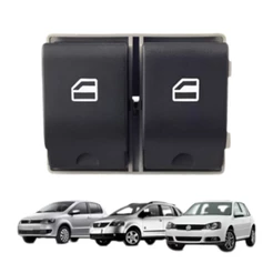 BOTÃO INTERRUPTOR VIDRO ELÉTRICO DUPLO VW GOL G5 G6 G7 FOX VOYAGE SAVEIRO