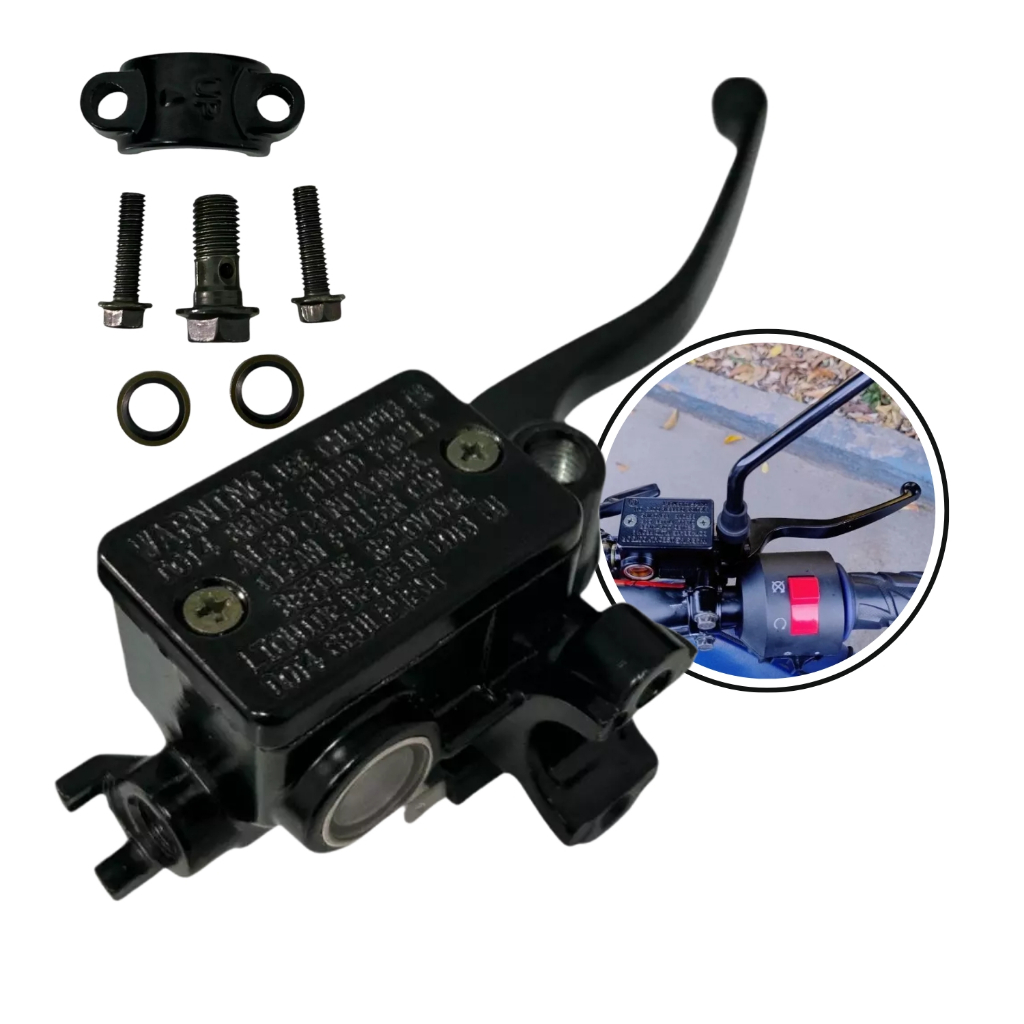 Cilindro Mestre De Freio Burrrinho Moto Fan Titan 125 150 160 - Spare Parts and Accessories for Vehicles