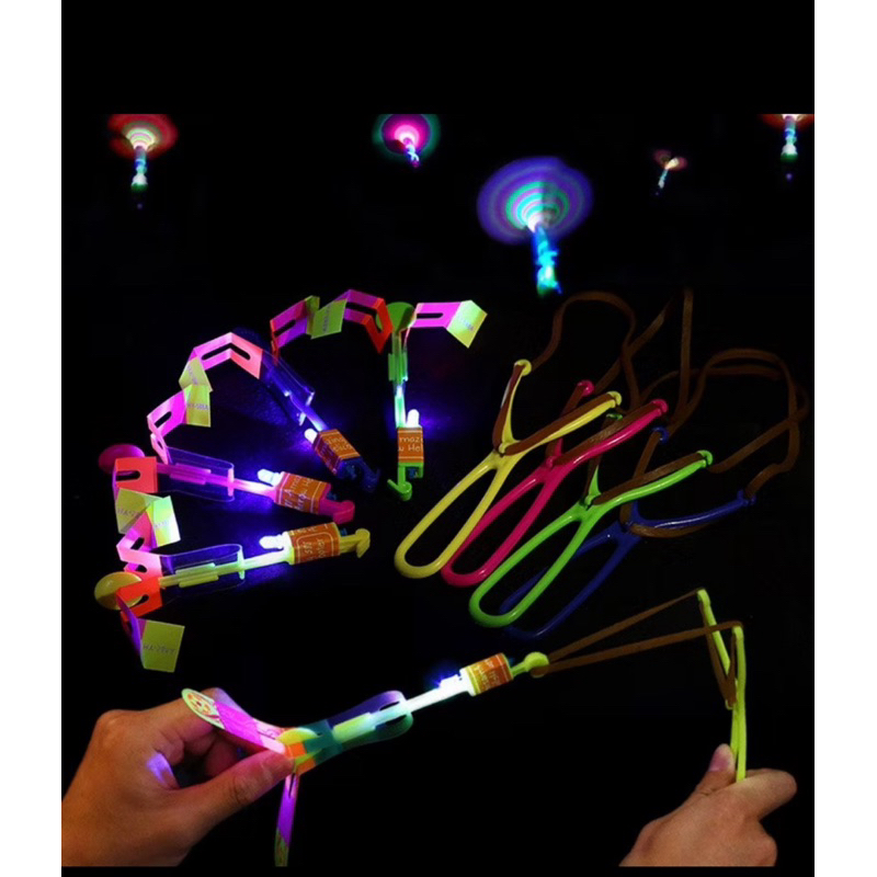 Avatar Voador de Led com estilingue foguete Helicóptero Brinquedo de criança Envio rápido