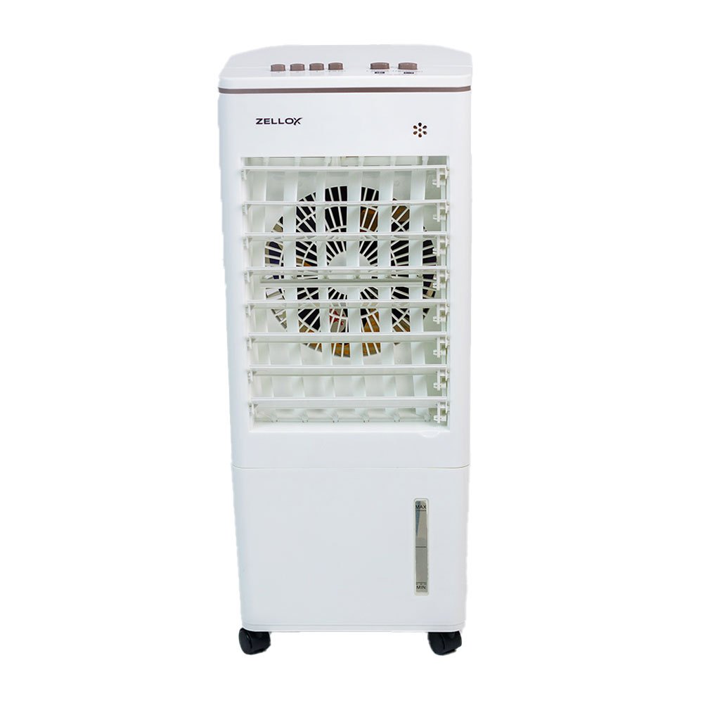 CLIMATIZADOR E UMIDIFICADOR DE AR PORTÁTIL 8 LITROS 4 FUNÇÕES BRANCO 127V - ZELLOX