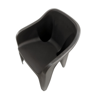 Poltrona Preta Resist Suporta 200Kg Cadeira de Plástico Preta Areas Interna e Externa em Oferta na Shopee
