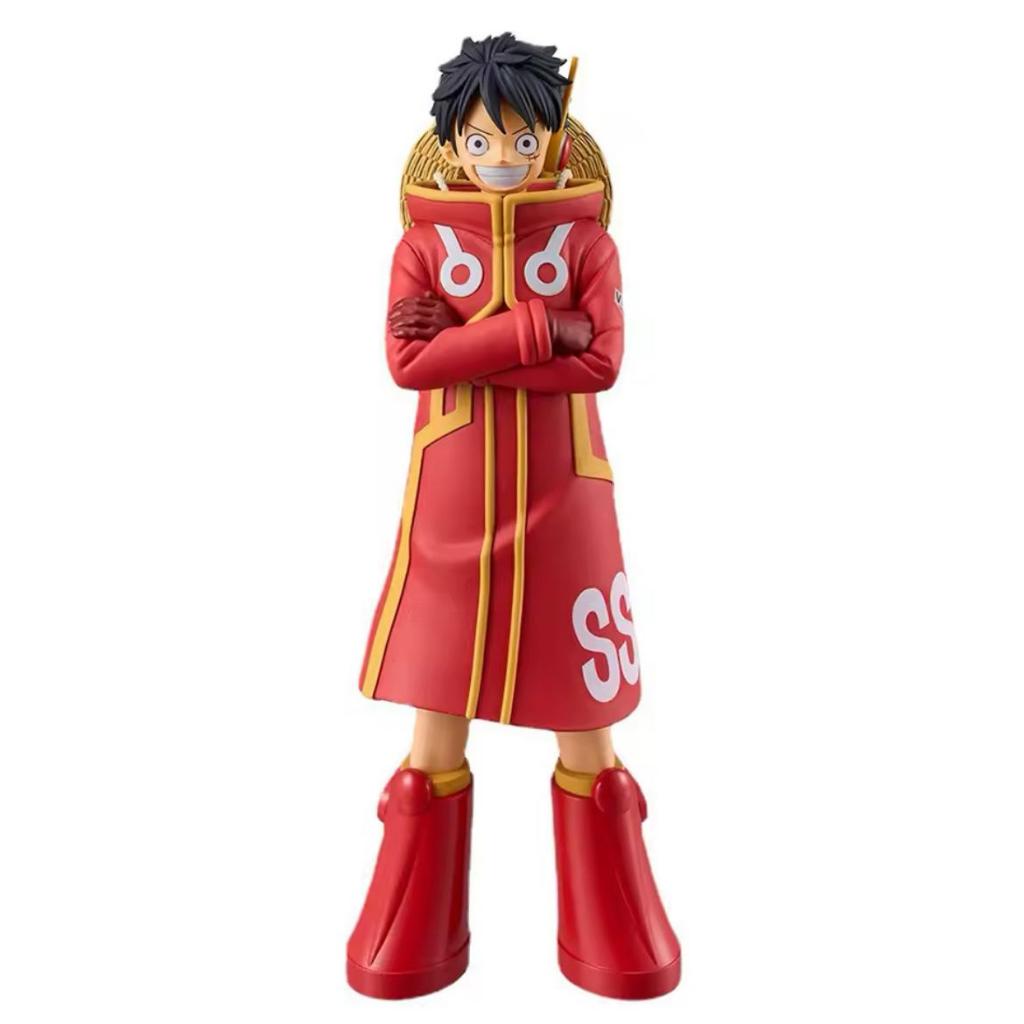 Action Figure Monkey D. Luffy One Piece Egghead boneco colecionável anime com base e sem caixa