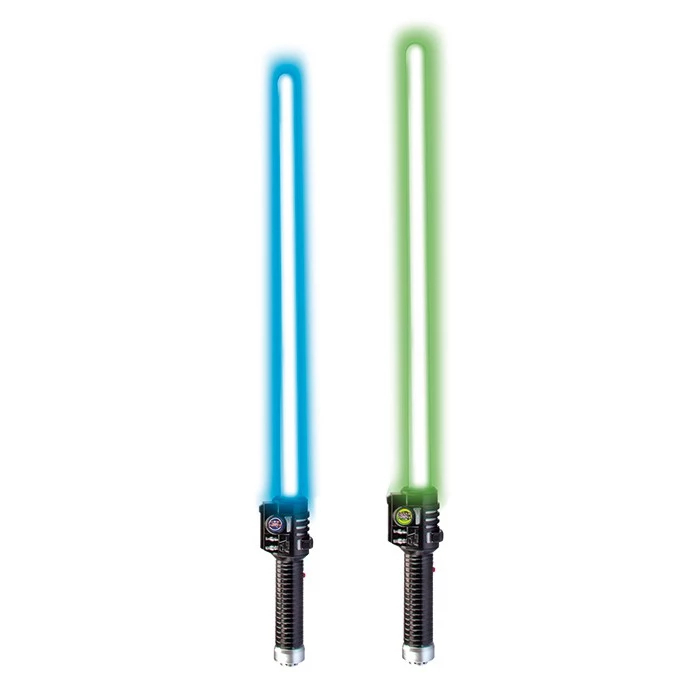 Kit 02 Espada Sabre De Luz Com Som E Luz Diferentes Brinquedo Guardian  Led em Oferta na Shopee