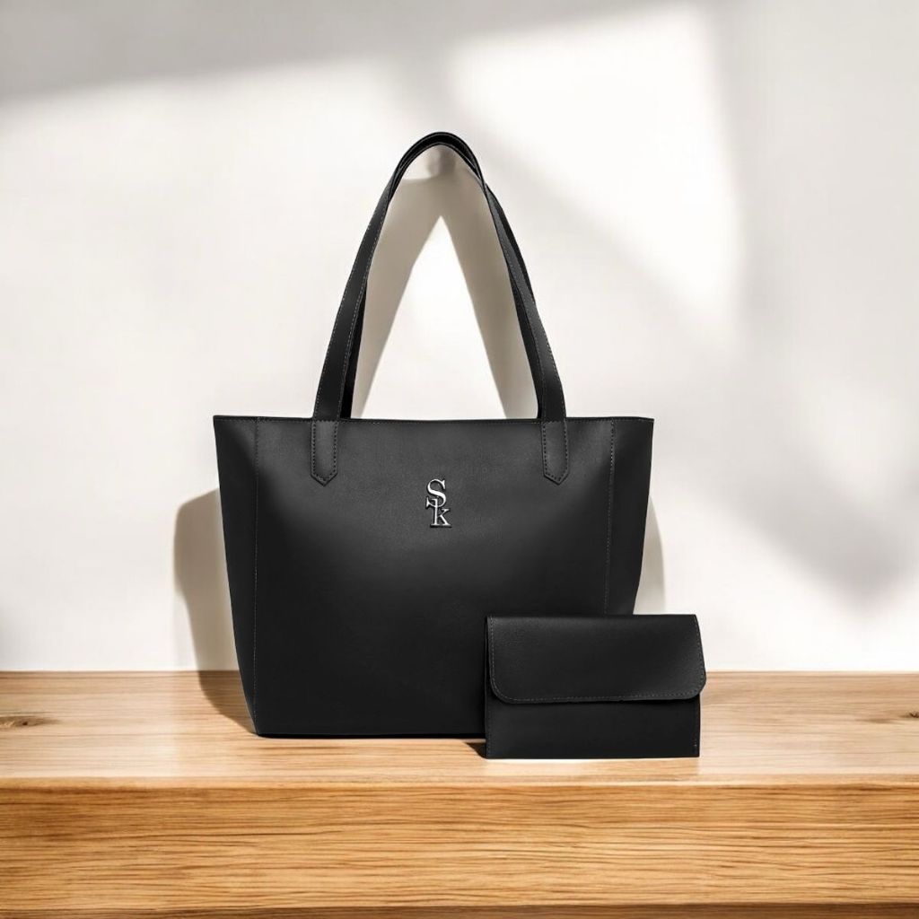 Bolsa Sacola London Skybag + Carteira em Courino em Oferta na Shopee