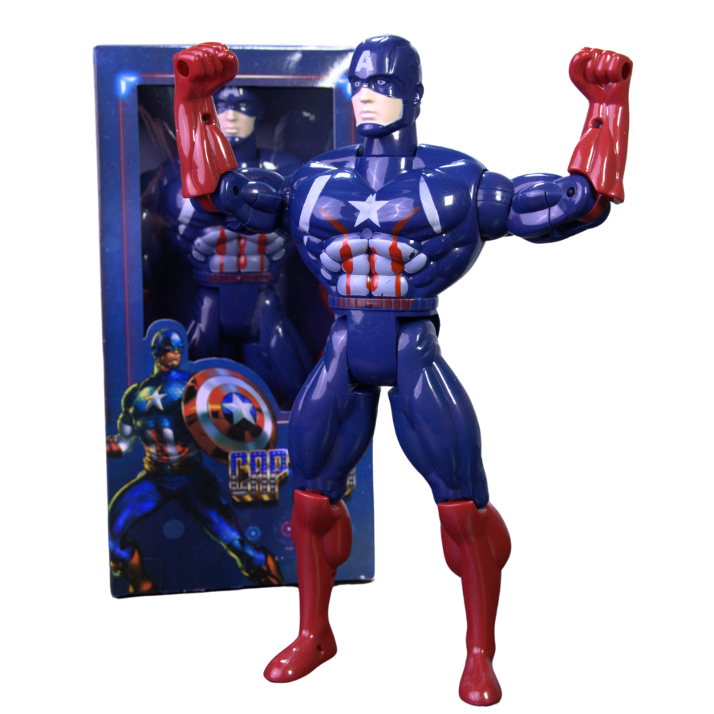 Boneco Personagem Super Herói Soldado Articulável Menino 30cm Dia Das Crianças Brincar Presente em Oferta na Shopee