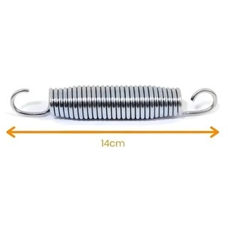 100 Unidades de Molas 14cm Para Cama Elástica Pula Pula Trampolim Nacional 1,40m, 1,83m, 2,30m em Oferta na Shopee
