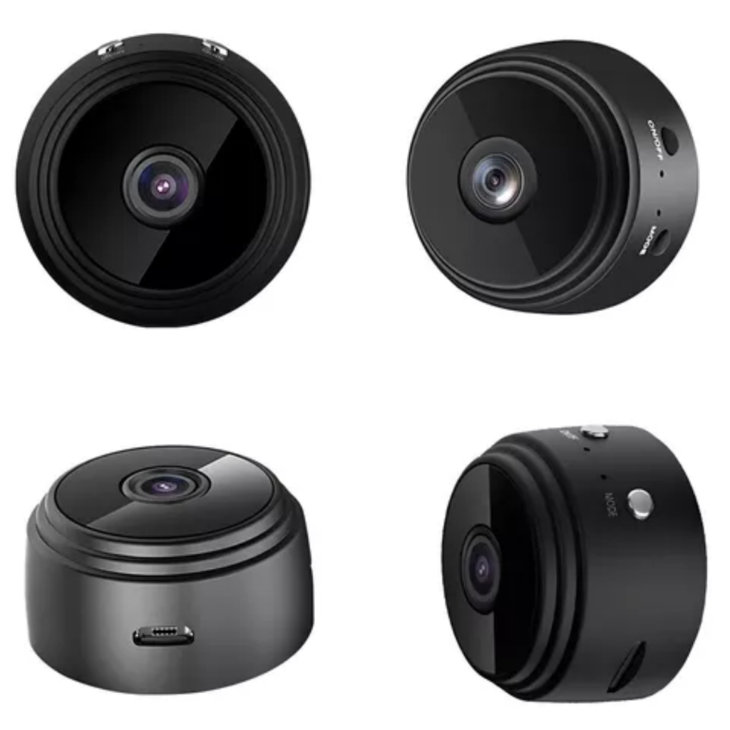 Babá Eletrônica Mini Câmera Espiã A9 Wifi Com Sensor E Visão Noturna Hd Voz Vigia segurança