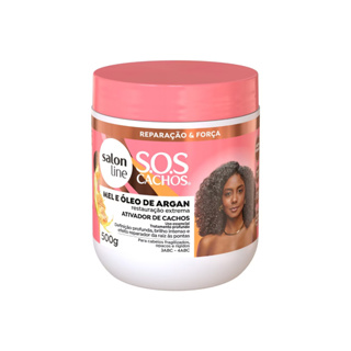 Ativador de Cachos SOS Cachos Mel Cachos Intensos Salon Line 500g em Oferta na Shopee