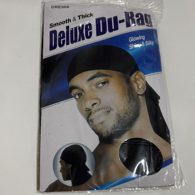 Kit 3/6/9/12 Unidades Waves Durag Com Waves Caps Touca Nero Preta