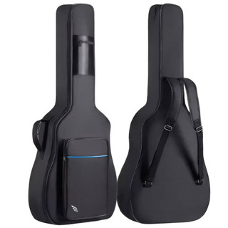 Capa Para Violão Clássico Folk Sierra Sag50 Acolchoada Luxo Alça Mochila Bolso Frontal