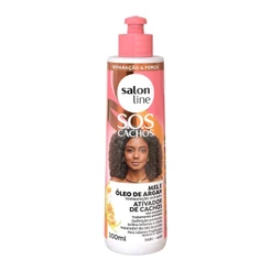 Ativador de Cachos SOS Cachos Mel Cachos Intensos Salon Line 300ml