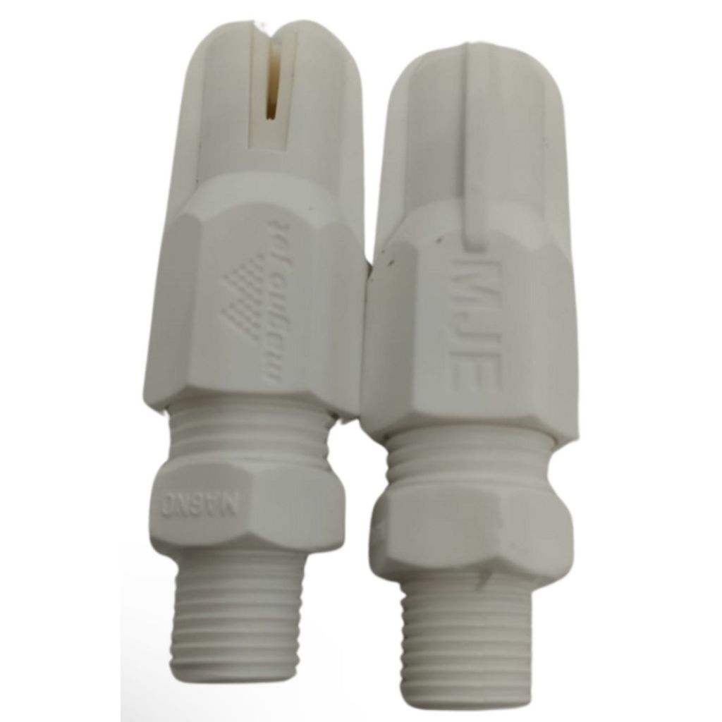 Bico Leque De Longo Alcance Para Pulverização Ponta De Barra Mje 08 Branco Magnojet 1 Unidade