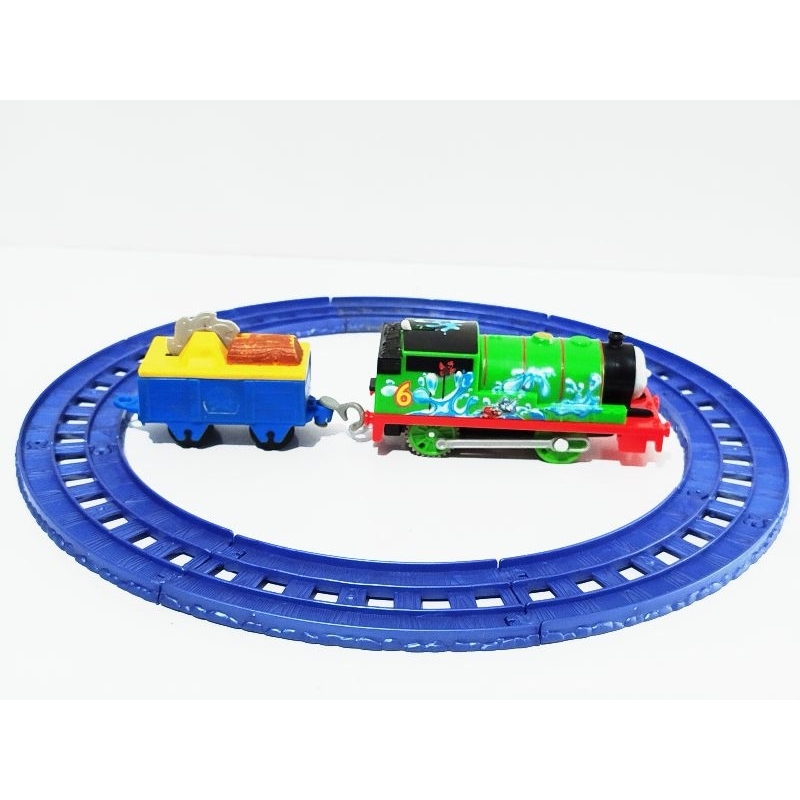Thomas e Seus Amigos Locomotiva Motorizada + Pista Percy