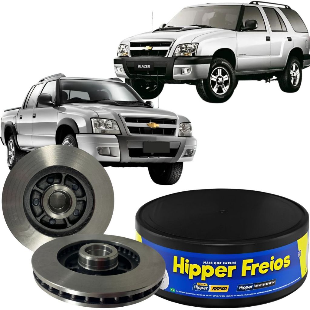 Par Disco Freio Original Dianteiro Ventilado Gm S10 Blazer 4x2 4x4