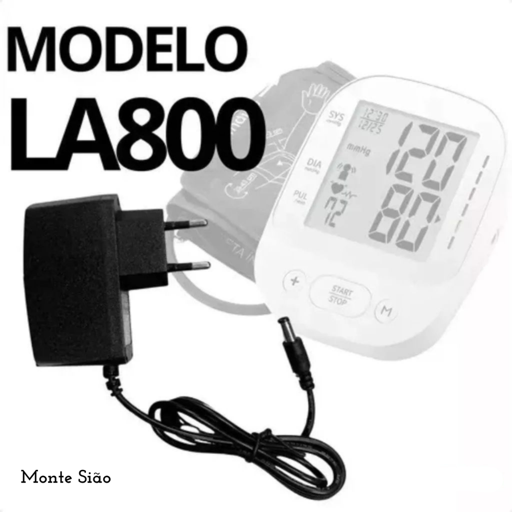 Fonte Eliminador Pilhas P/ Aparelho De Pressão La-800 G-tech