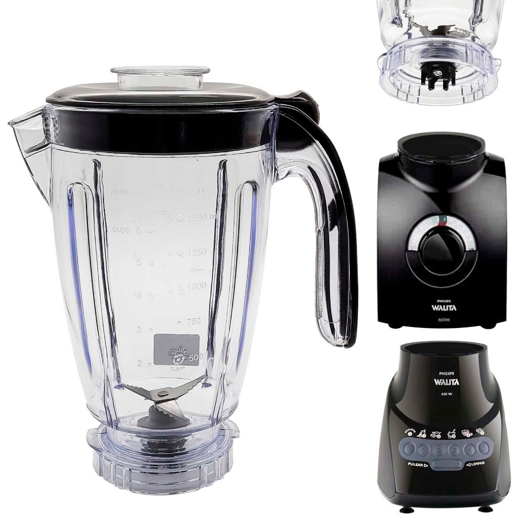 Copo Para Liquidificador Walita Philips Ri2044 / Ri2081 / Ri2083 (M1613) em Oferta na Shopee