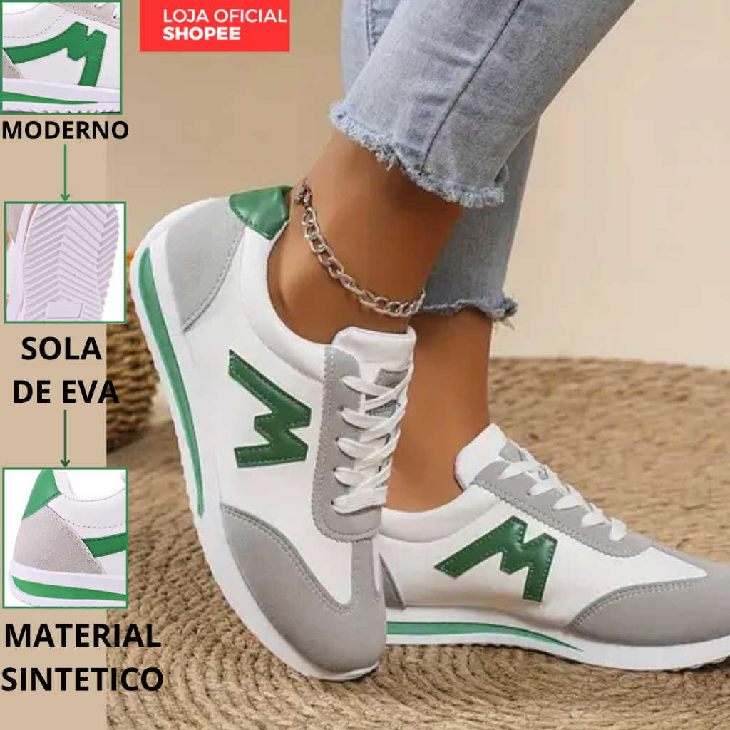 Tênis Lançamento Feminino para Academia e Caminhada e Lazer Conforto Excelente