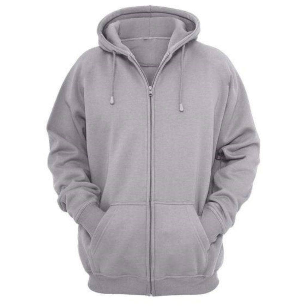 Moletom Canguru Algodão Flanelado com Ziper Liso Sem Estampa Masculino e Feminino Blusa de Frio em Oferta na Shopee