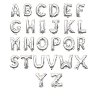 Balão Letra Prata Metalizado 80 CM Decoração Festa Aniversário Casamento Evento​ em Oferta na Shopee