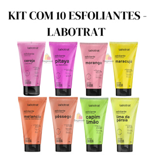 Kit Com 10 Esfoliantes 150g - Corpo e Rosto - Labotrat Sortidos em Oferta na Shopee