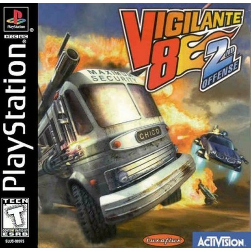 Jogo Vigilante 8 - 2° Offense - PS1 - Playstation 1