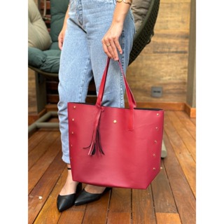 Bolsa Sacola Grande Espaçosa Elegante Alça De Ombro Artlife em Oferta na Shopee