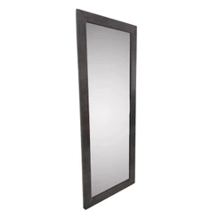 Espelho Cristal Moldurado Em Madeira 65cmx25cm Retangular Decoração