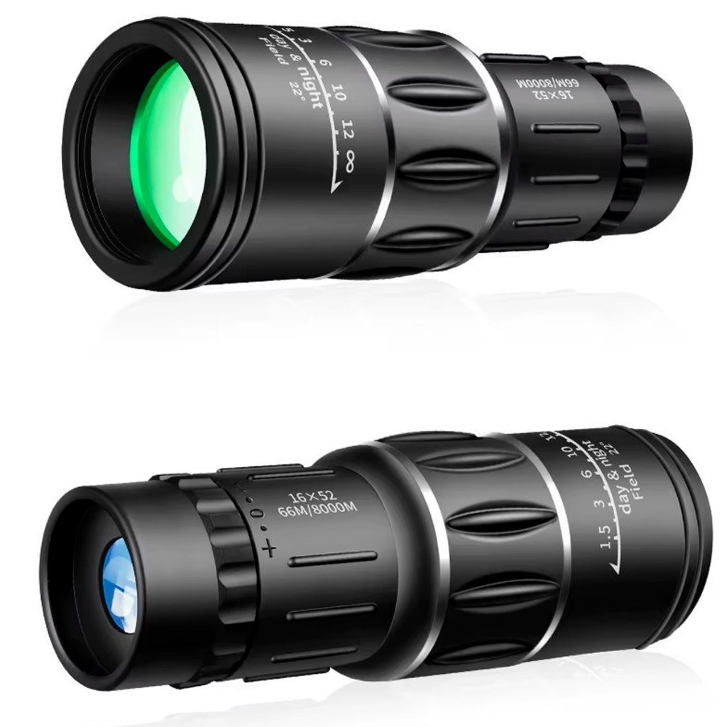 Telescópio 16X52 Astronômico Refletor Monocular Remoto Portátil Ajuste De Foco