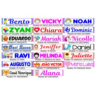 Kit com 50 ou 100 Etiquetas Termocolantes 5X1cm para Peças de Roupas em Oferta na Shopee