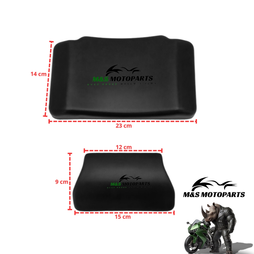 Encosto para bau de moto Proteção para as costas e para Bauleto