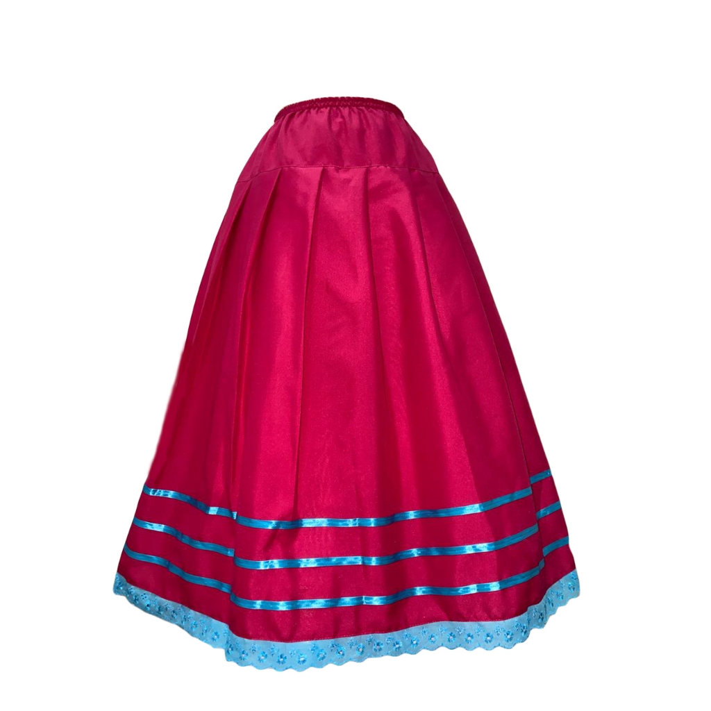 Saia Erê Pink Com Azul Umbanda Candomblé Ibeji Cosme Damião