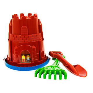 Balde Praia Castelinho c 2 Acessórios Infantil Brincar Areia em Oferta na Shopee