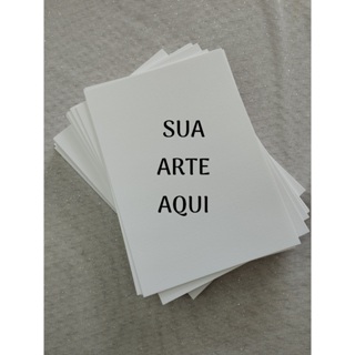 Impressão em A5 em papel texturizado 240g/m2 em Oferta na Shopee